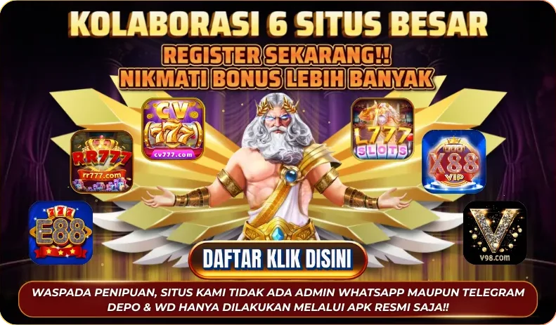 KOLABORASI 6 SITUS BESAR - REGISTER SEKARANG!! NIKMATI BONUS LEBIH BANYAK