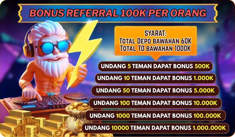 BONUS REFERRAL 100K PER ORANG